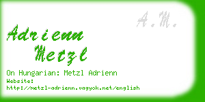 adrienn metzl business card